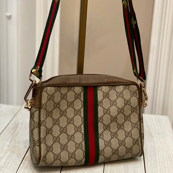 💗Vintage GG Web Clutch Converted - Picture 1 of 15